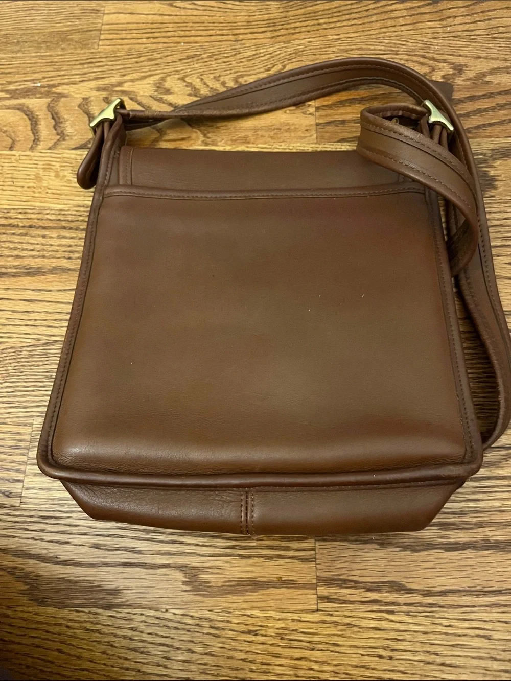 Vintage Mahogany Coach Legacy Studio Flap Bag #9144